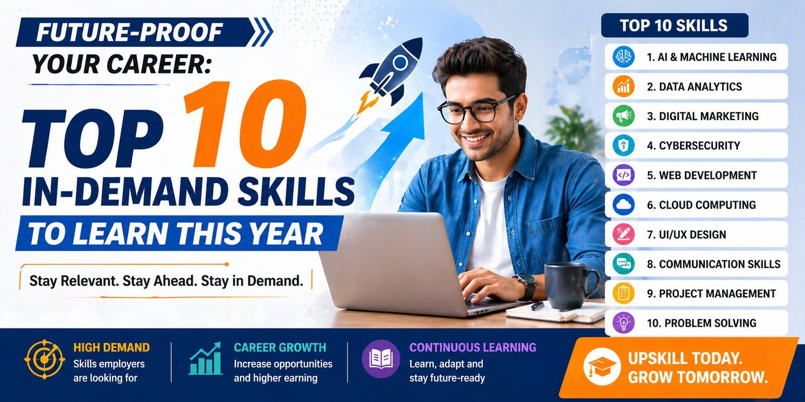 Future-Proof Your Career: The Top 10 In-Demand Skills to Learn This Year